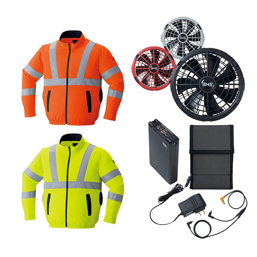 SK23011 空調服　3セット 楽天市場】空調服 SK23011 ファン＆バッテリーフルセット 18V
