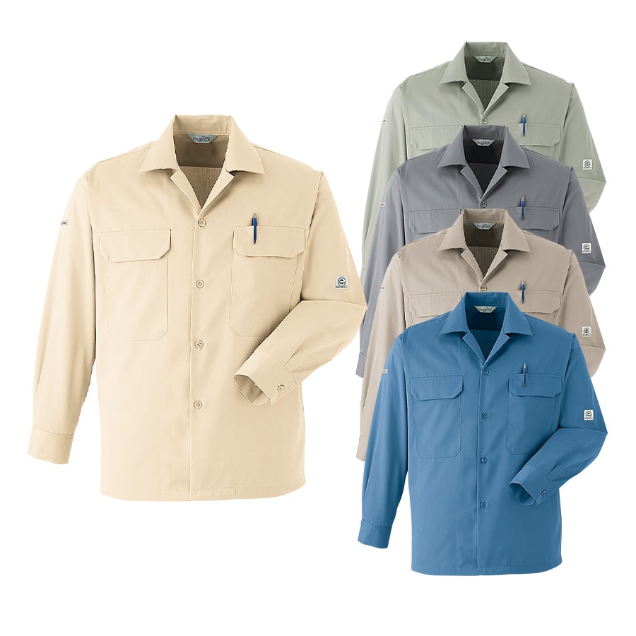 長袖シャツ E6777 | WORKWEAR LAB/ワークウエア・ラボ – Asahicho プロ