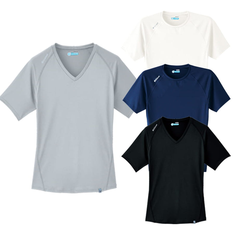 半袖クールインナー【クルーネック(丸首)・Vネック】 0043 | WORKWEAR