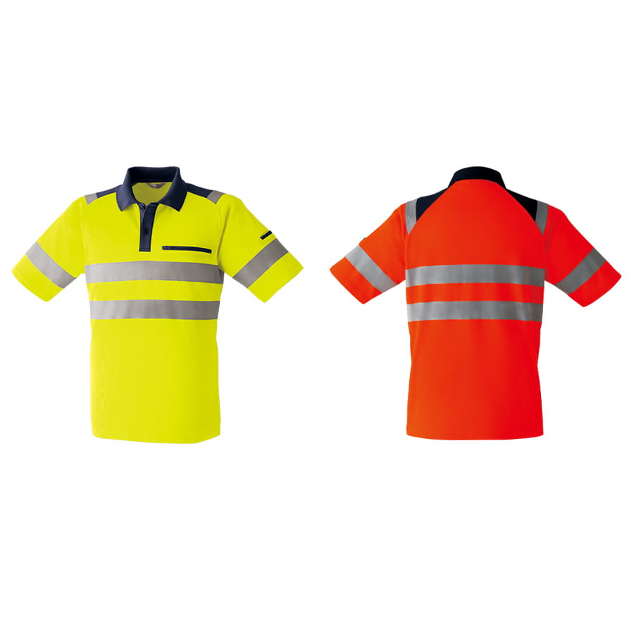 高視認半袖ポロシャツ E784 | WORKWEAR LAB/ワークウエア・ラボ