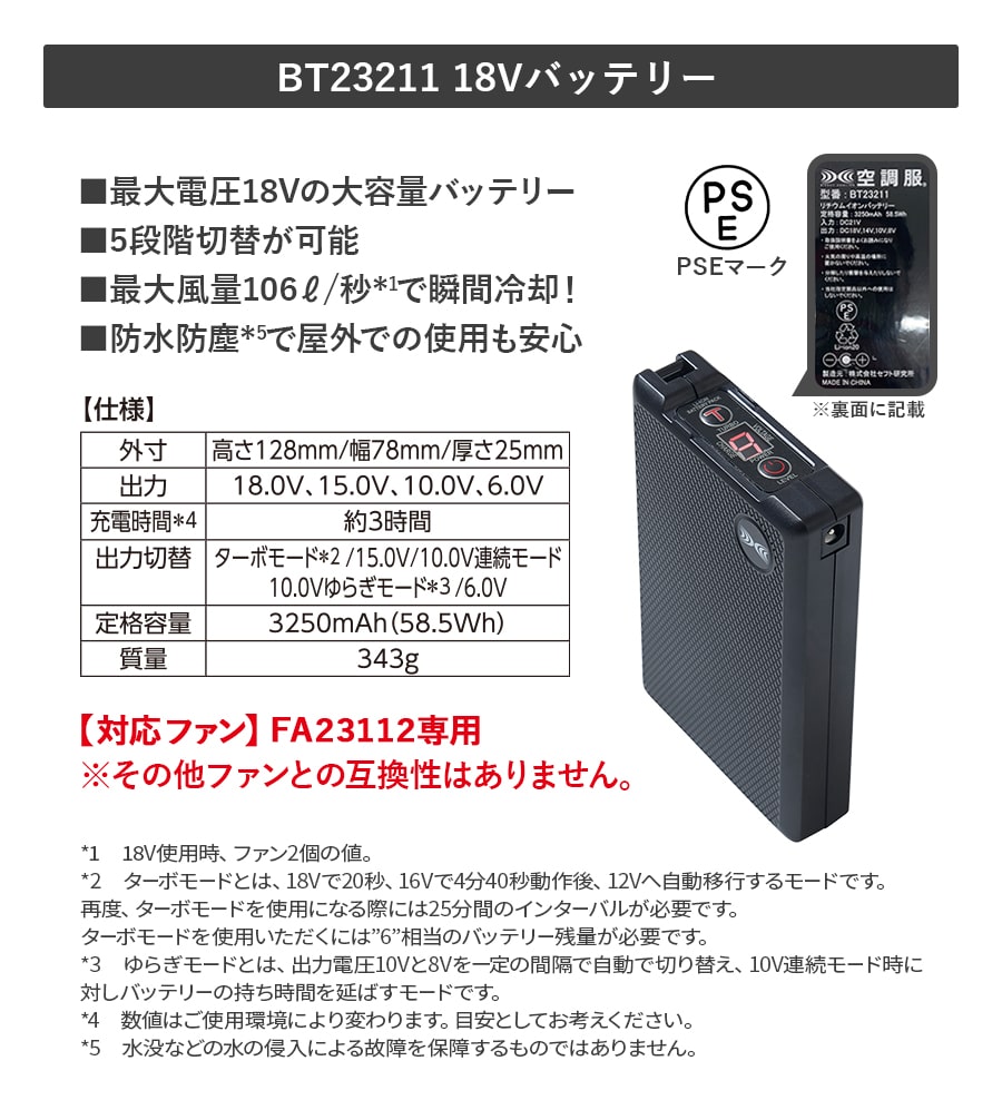 空調服®18Vスターターキット+空調服®高視認長袖ブルゾン SK23011+9204