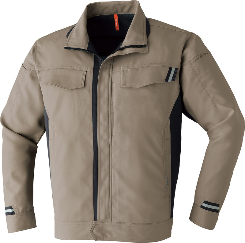 エコ帯電防止 長袖ブルゾン E870