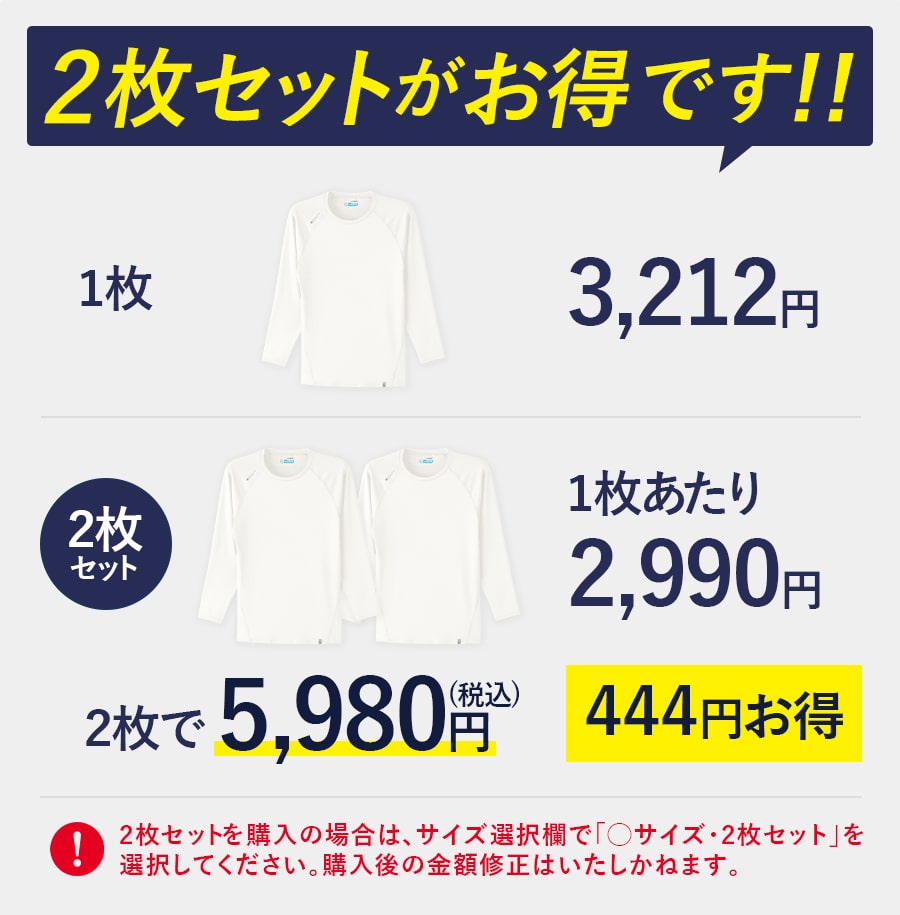 ミドリアンゼン クールコア アンダーシャツ 4枚セット Мサイズ 2枚