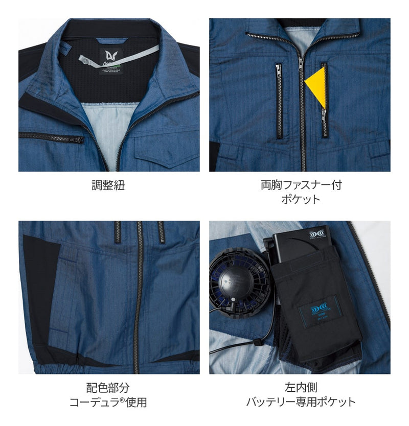 【フルセット】空調服®スタンダードスターターキット+空調服ベスト FANBOX+9201